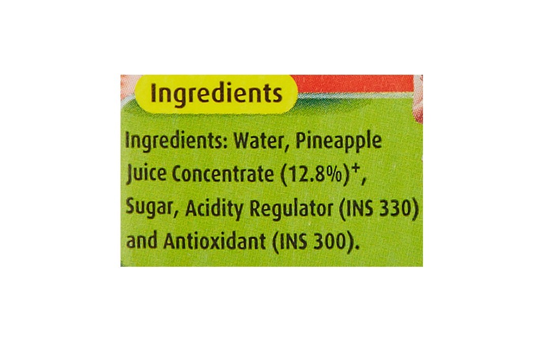 Real Pineapple    Tetra Pack  1 litre